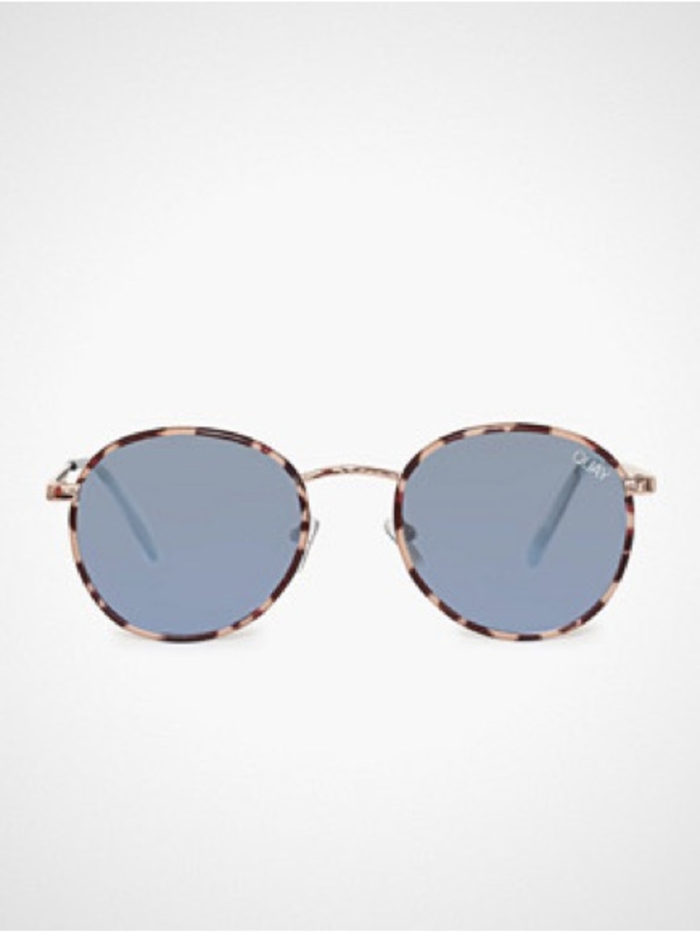 Quay Blue Lens Omen Sunglasses